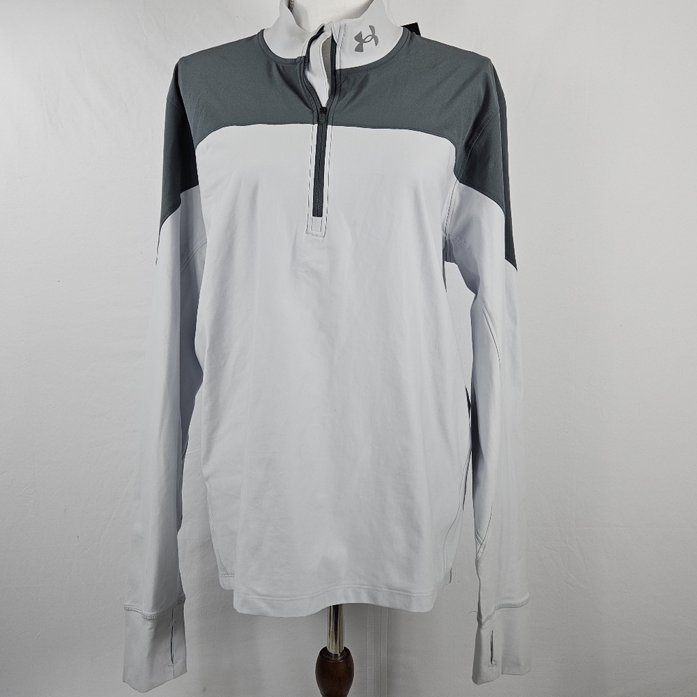 Under Armor half zip windbreaker jacket size large